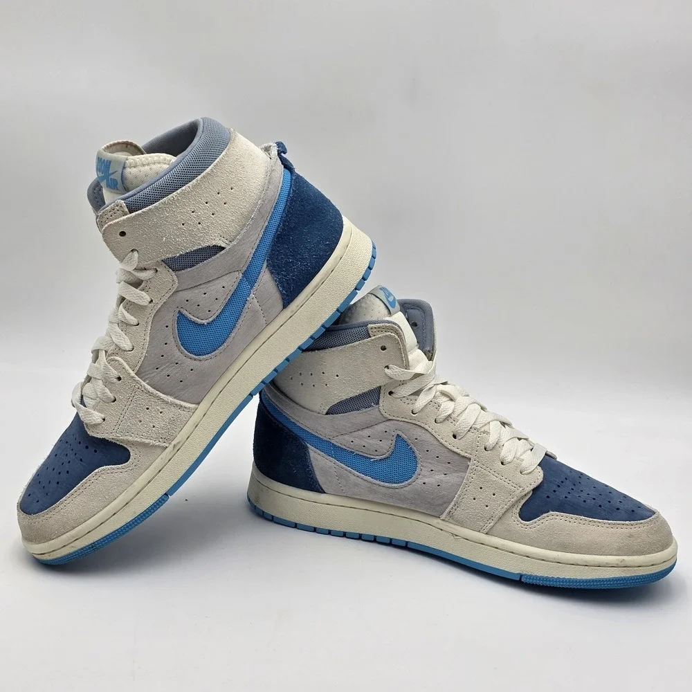 Air Jordan 1 High Zoom Comfort 2 Dark Powder Blue DV1307-104‎ Men's Size 8.5
